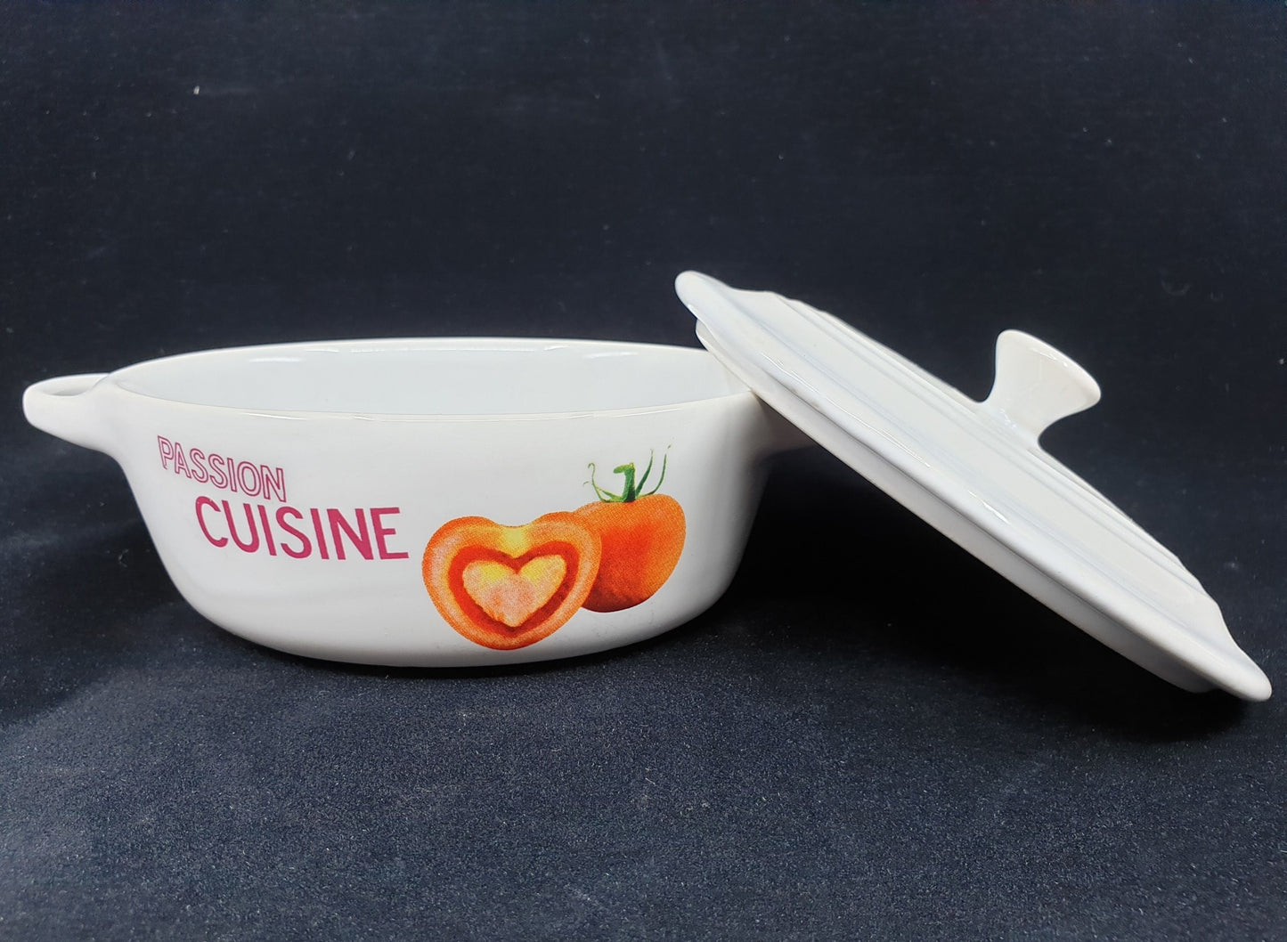 Cassolette avec couvercle - tomates