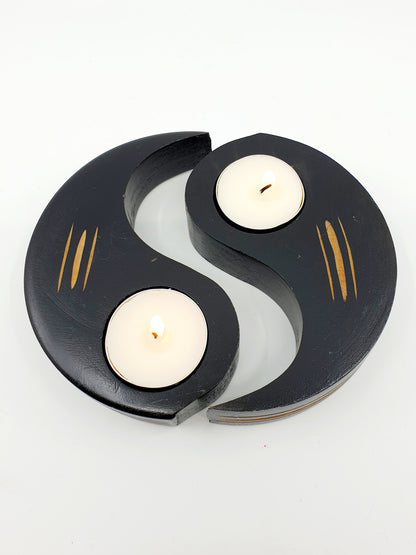 Bougeoir - Yin Yang (2 pièces)