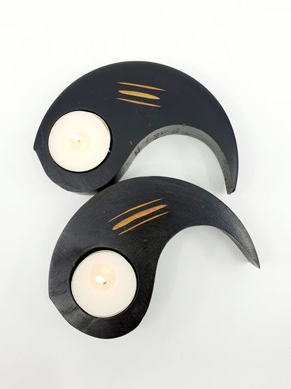 Bougeoir - Yin Yang (2 pièces)