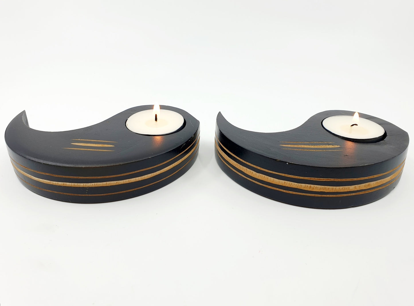 Bougeoir - Yin Yang (2 pièces)