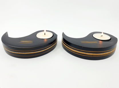 Bougeoir - Yin Yang (2 pièces)