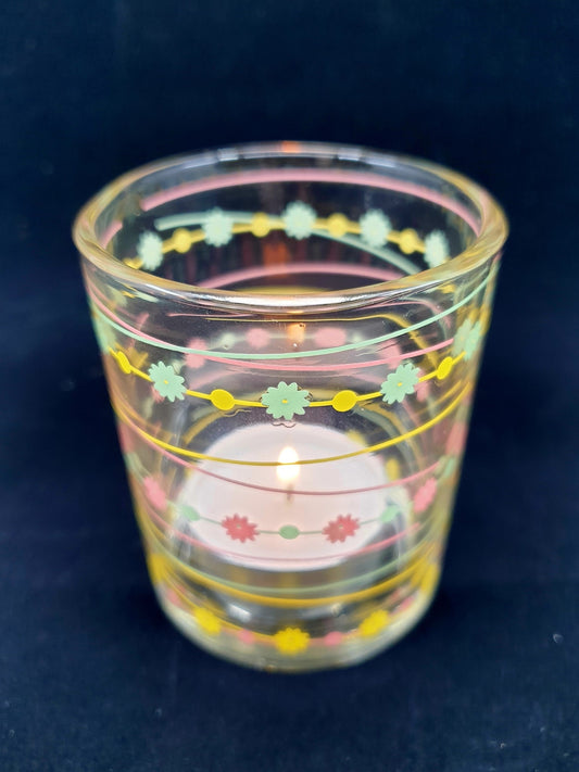 Bougeoir en verre - Summer