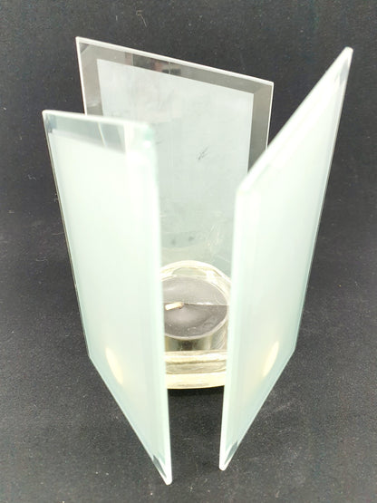 Photophore vitres glacées