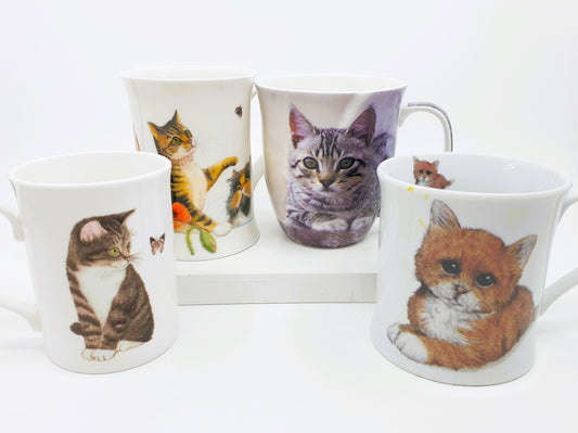 Mug lot - Chats (5 pièces)