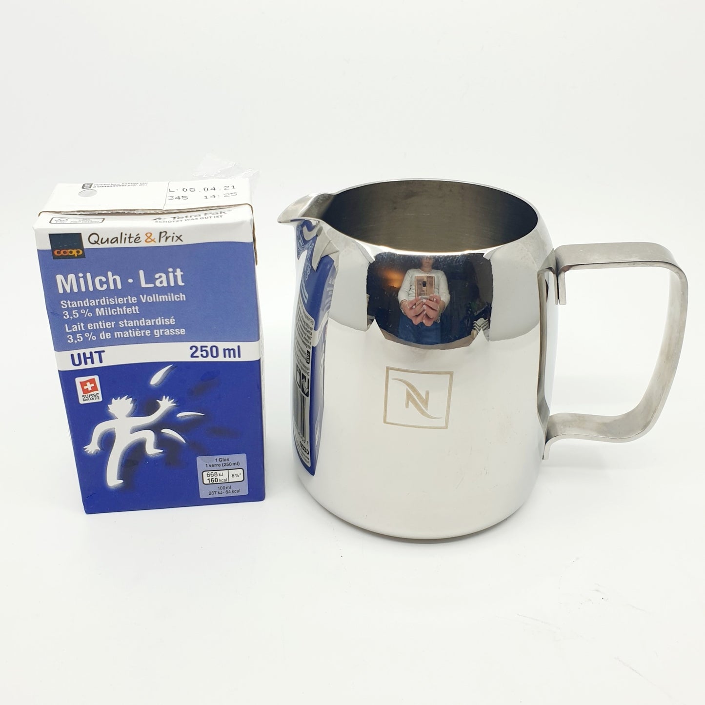 Pot à lait & sucrier Nespresso en inox