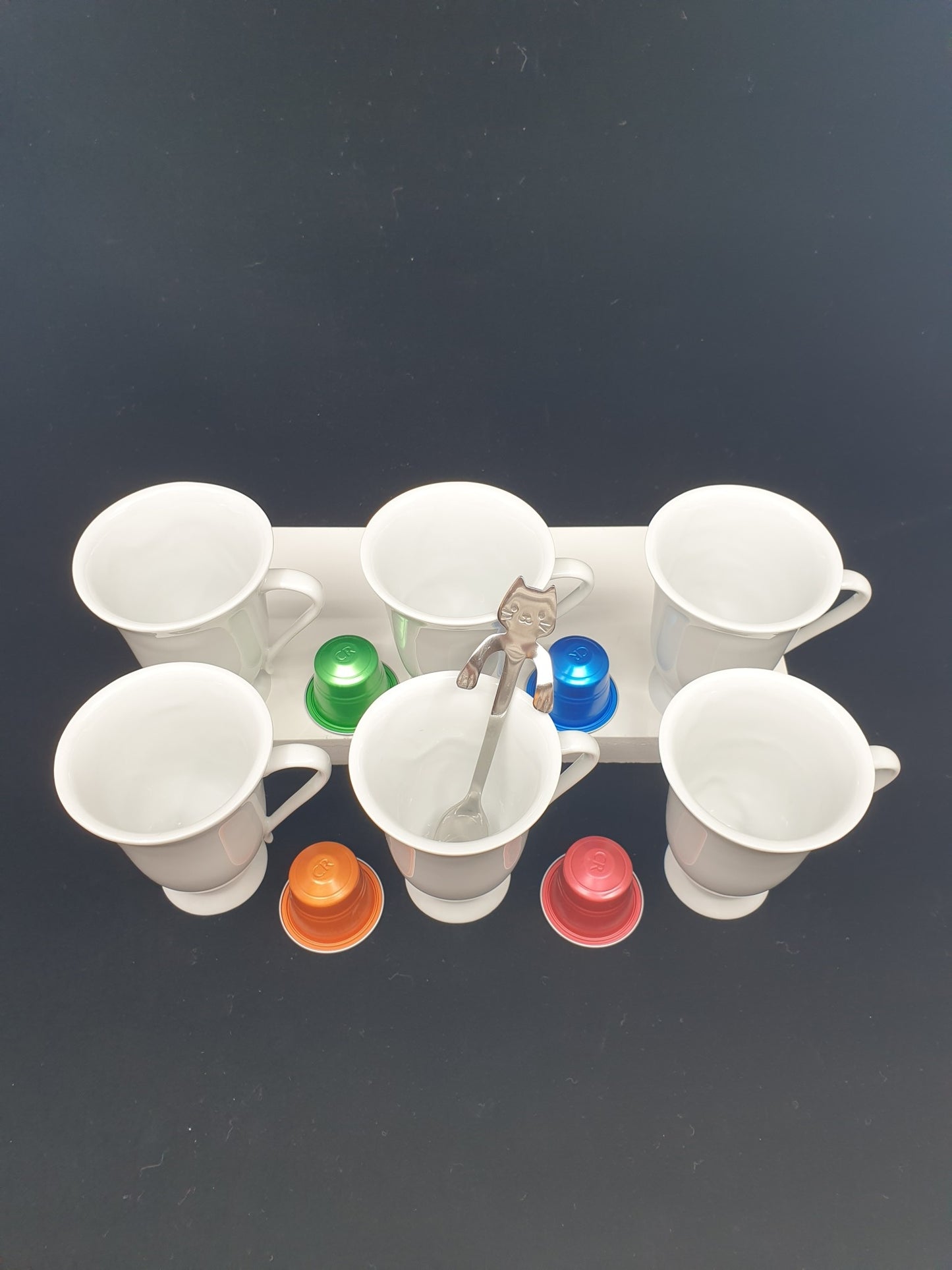 Tasse en porcelaine - Clothilde (6 pièces)