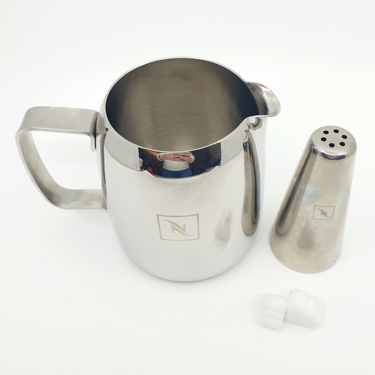 Pot à lait & sucrier Nespresso en inox