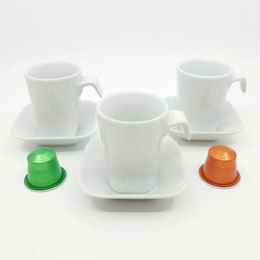 Tasse & sous-tasse - KAHLA (3x2 pièces)