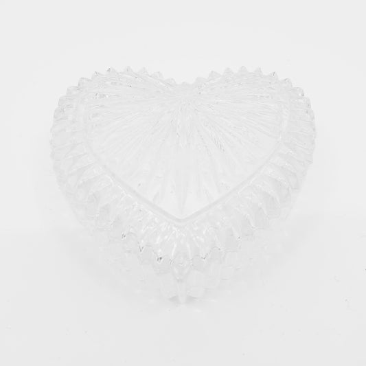 Boîte en verre - cœur