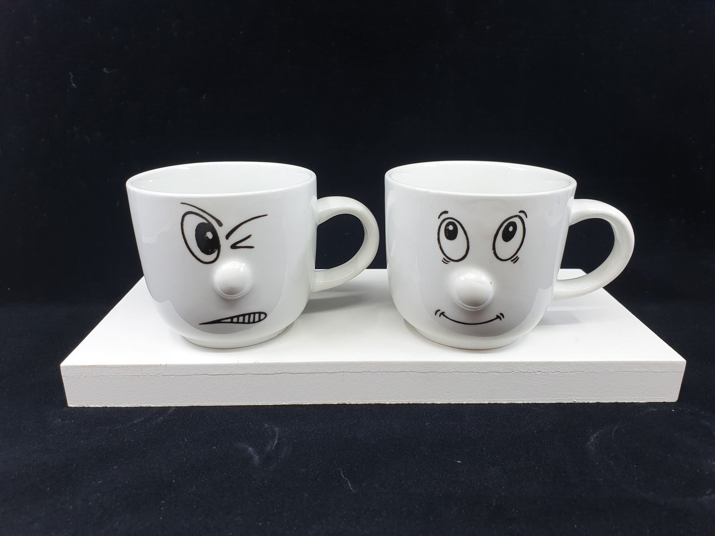 Théière avec soucoupe & tasses - Smiley (6 tasses)