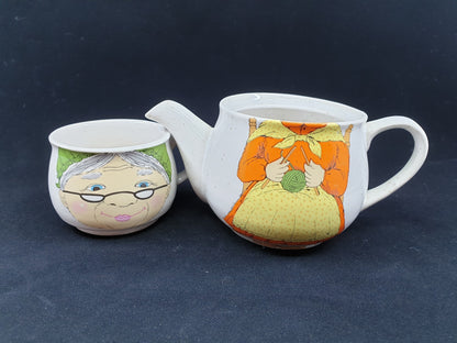 Théière & tasse - Tea for grandmother