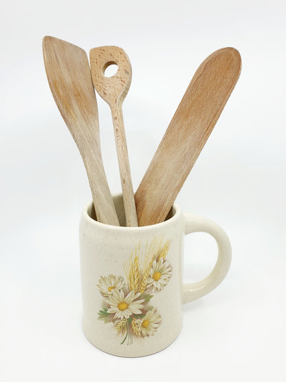 Pot à spatules - marguerites