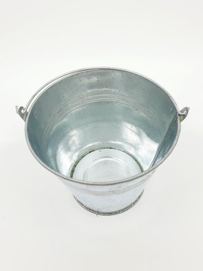 Cache-pot seau en alu