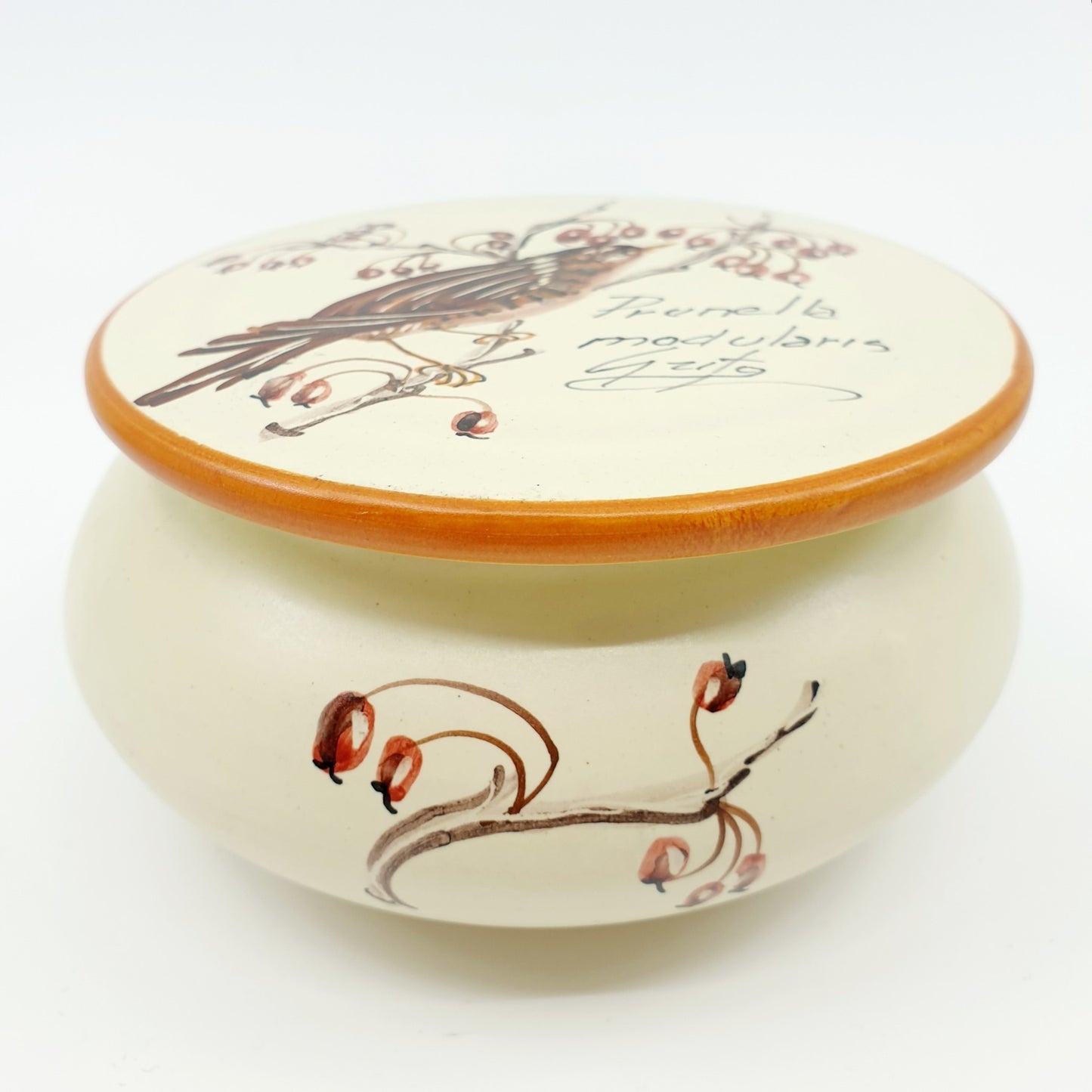 Pot avec couvercle - Prunella modularis