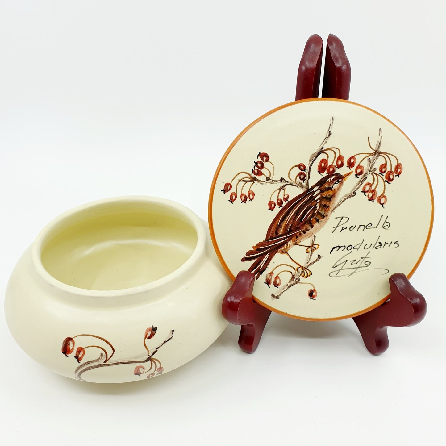 Pot avec couvercle - Prunella modularis