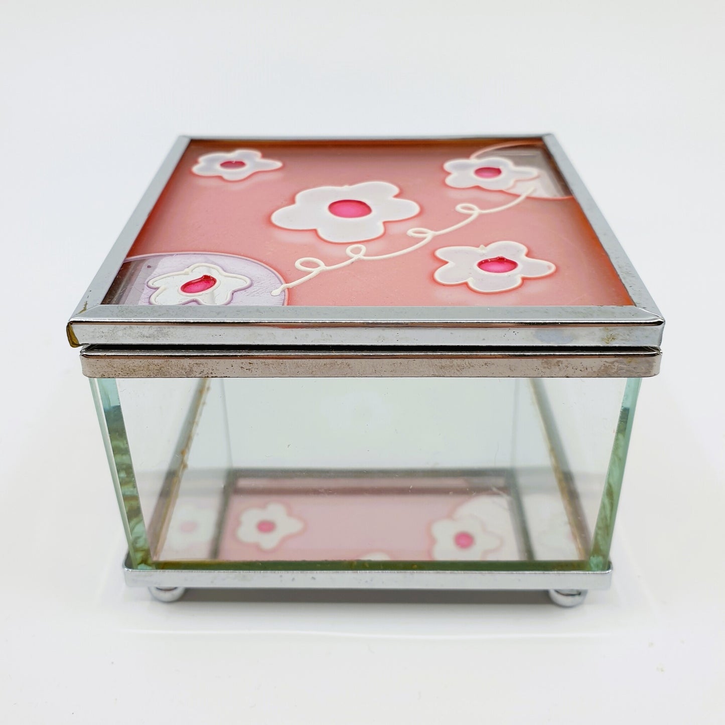 Boîte à bijoux - fleurs