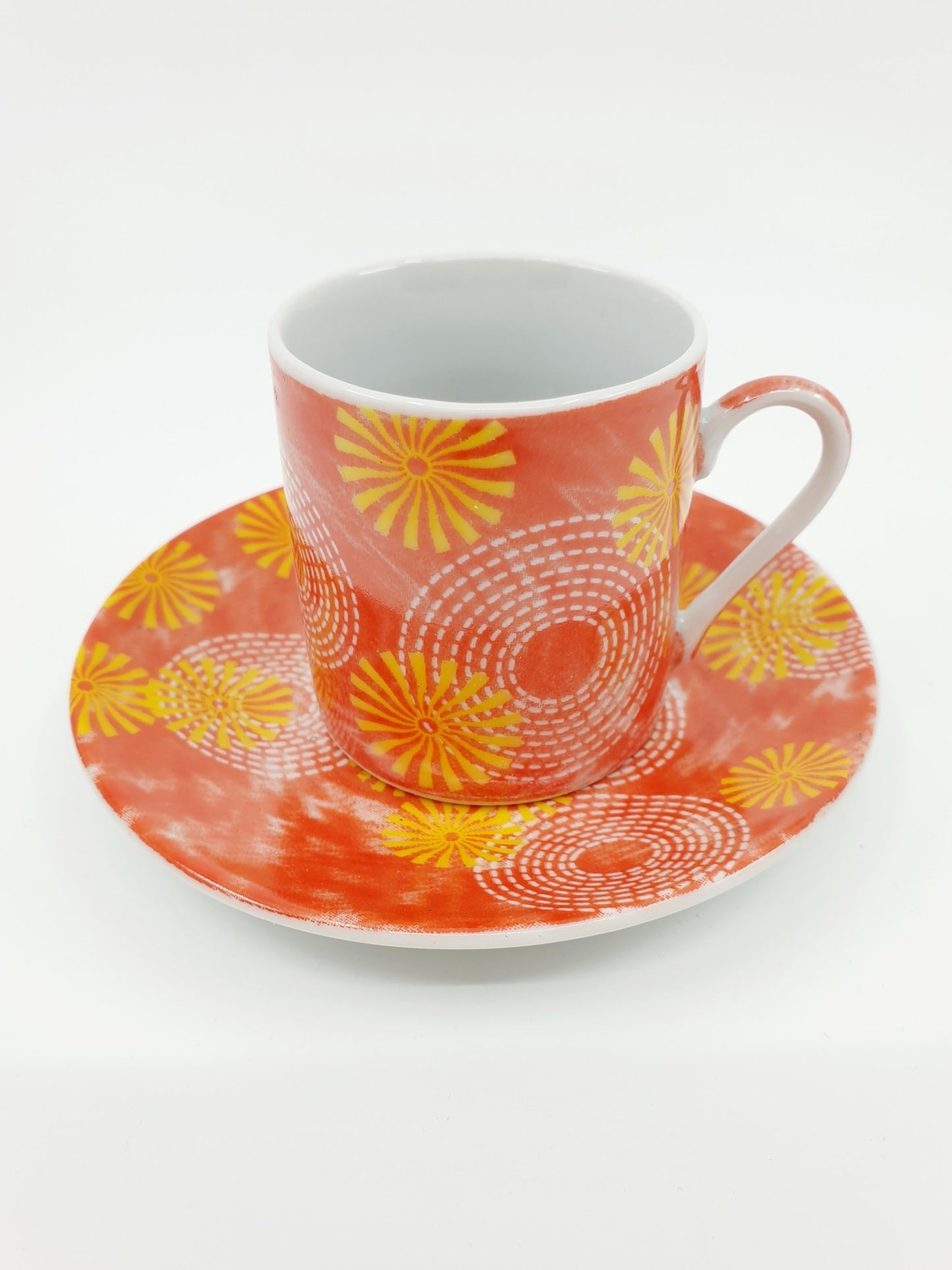 Coffret tasse & sous-tasse - artifice (2x6 pièces)