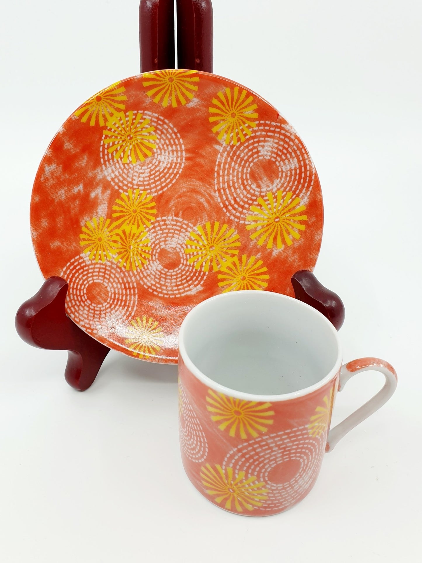 Coffret tasse & sous-tasse - artifice (2x6 pièces)