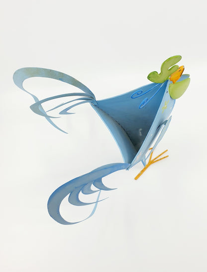 Poule décorative d'extérieur, cache-pot