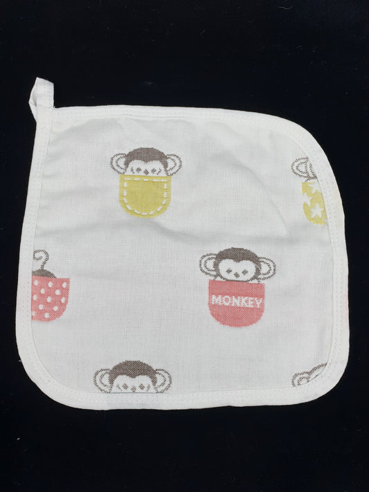 Carré de tissu pour bébé - Monkey
