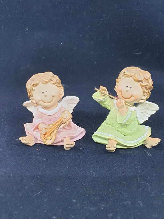 Bibelots - anges musiciens (2 pièces)