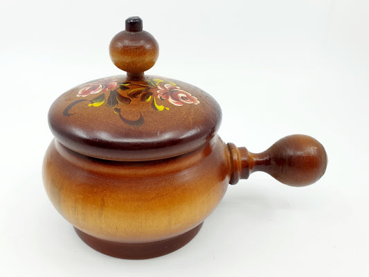 Pot à sel en bois