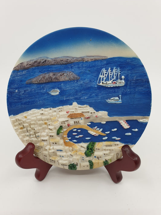 Décoration murale - Ville au bord de la mer