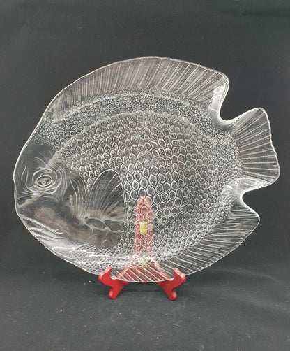 Plat en verre - poisson