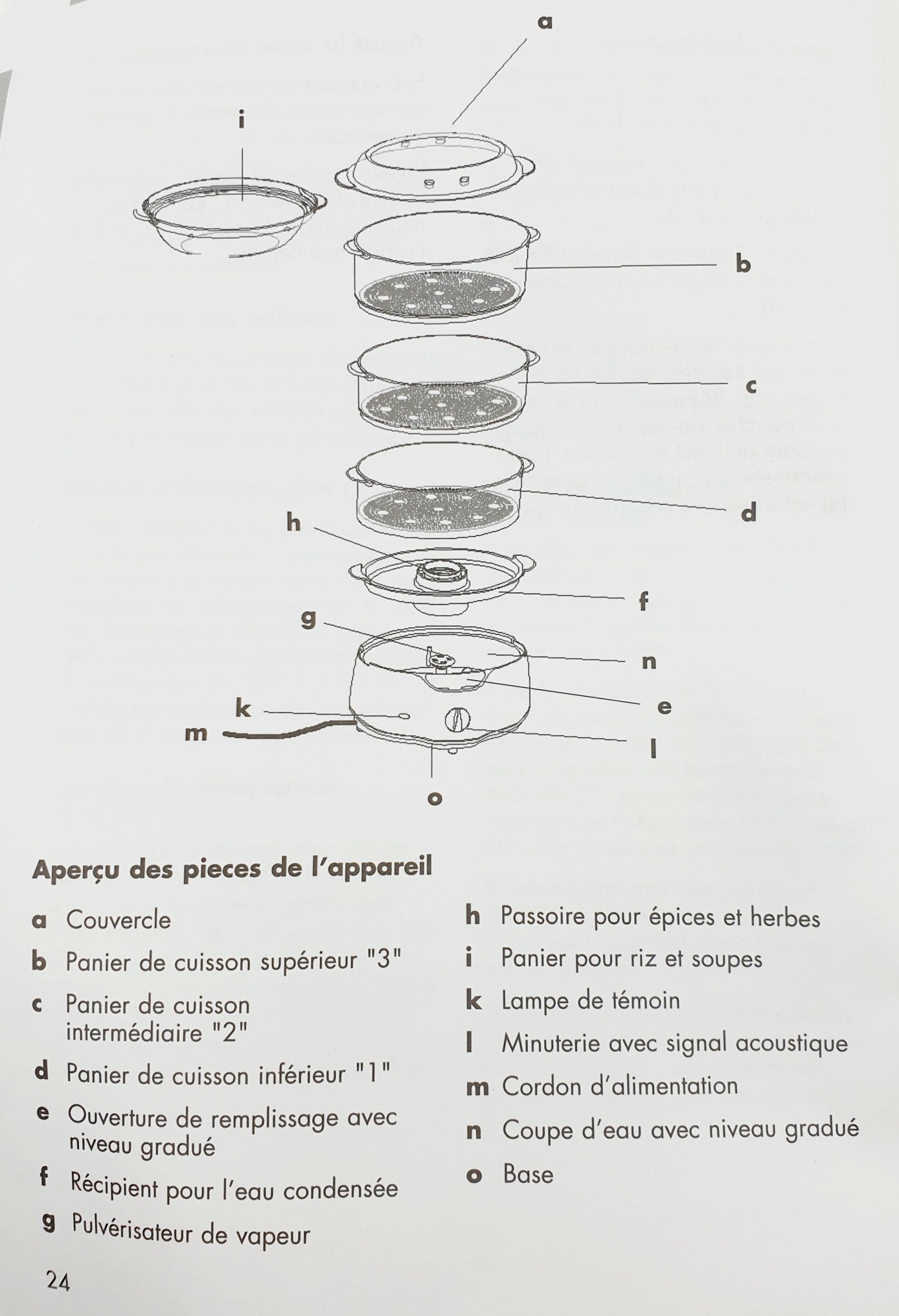 Cuiseur à vapeur - Primotecq VAPEUR V 395