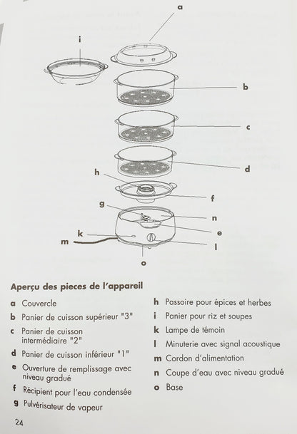 Cuiseur à vapeur - Primotecq VAPEUR V 395