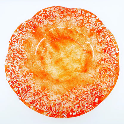 Plat à fruits - orange