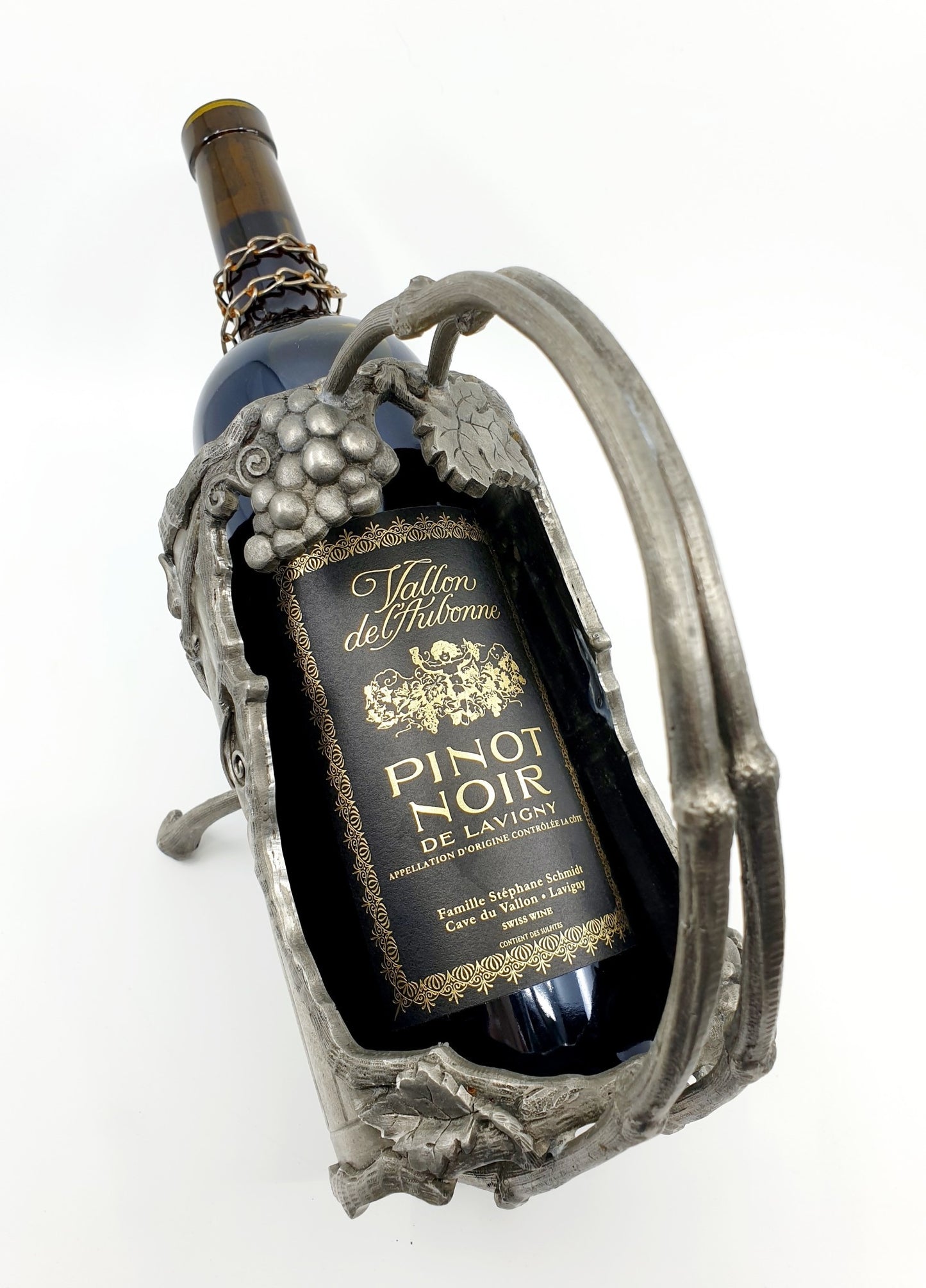 Porte-bouteille en étain