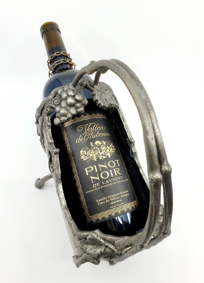 Porte-bouteille en étain