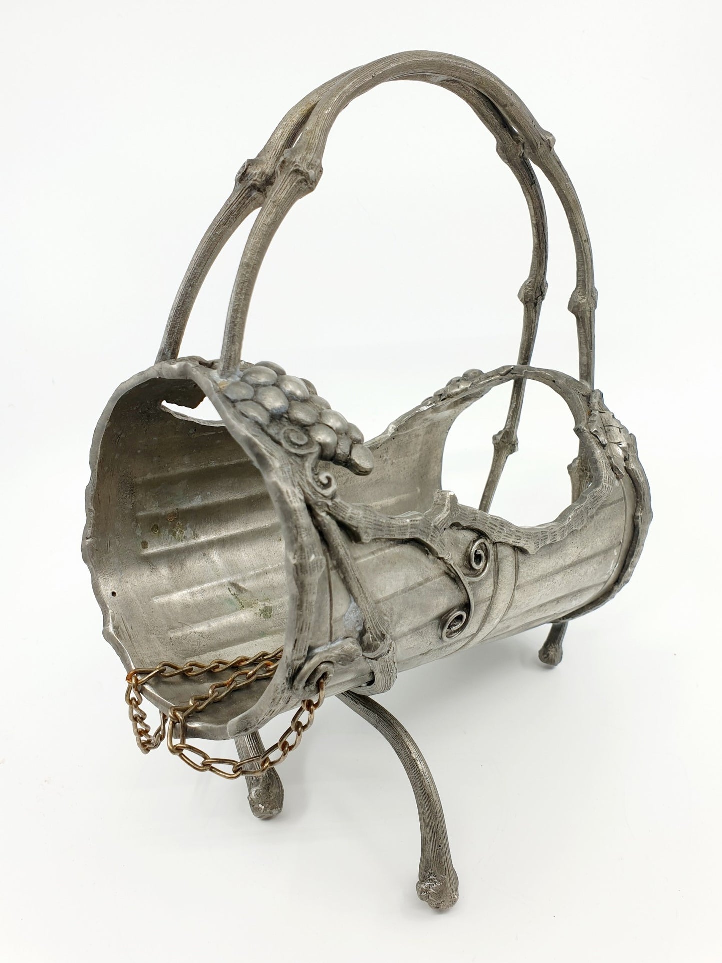 Porte-bouteille en étain