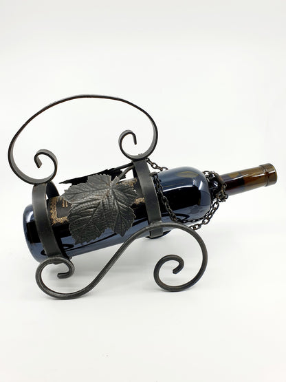 Porte-bouteille en fer forgé
