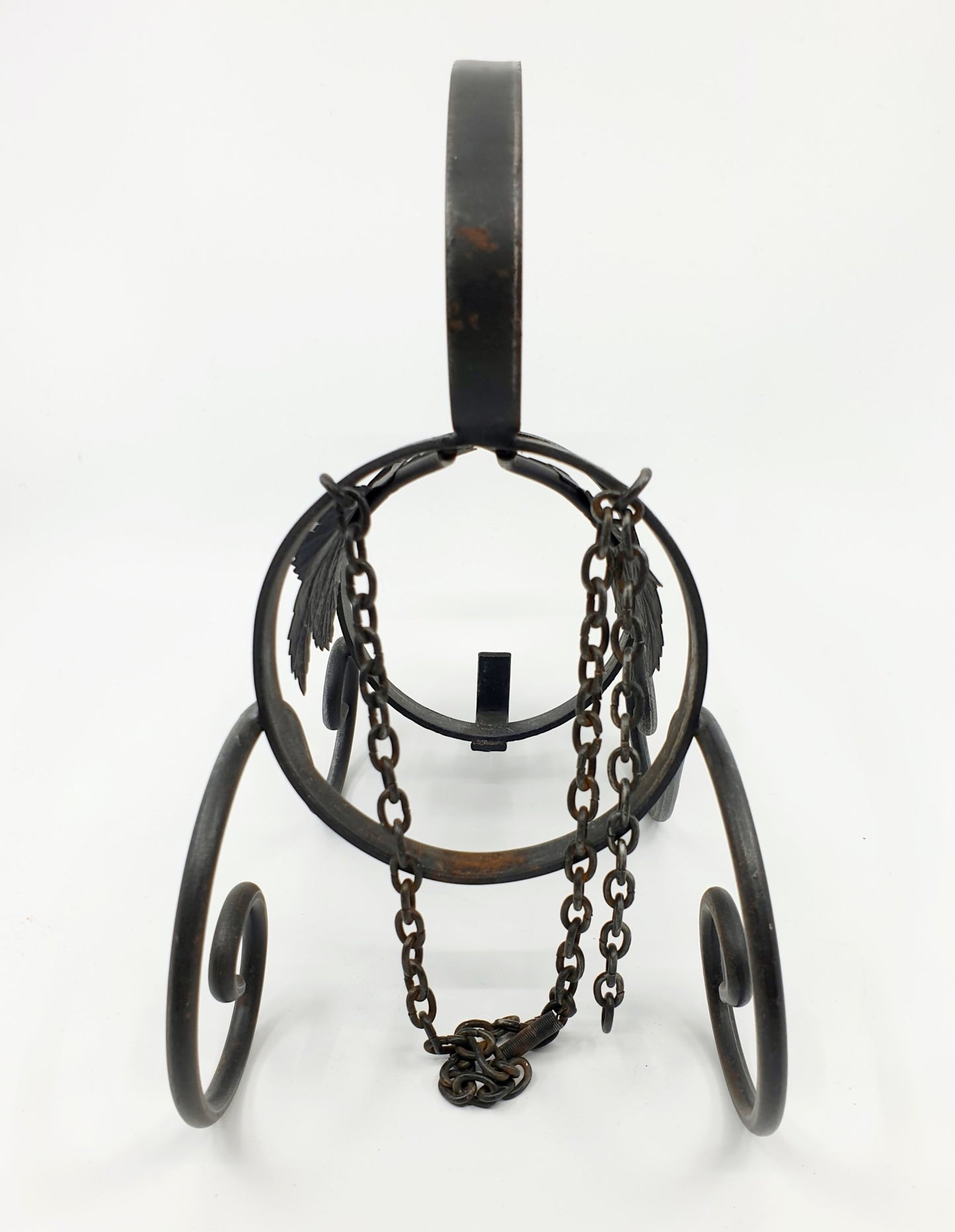 Porte-bouteille en fer forgé