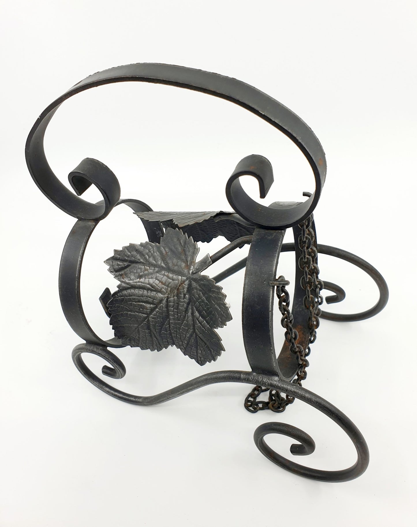 Porte-bouteille en fer forgé