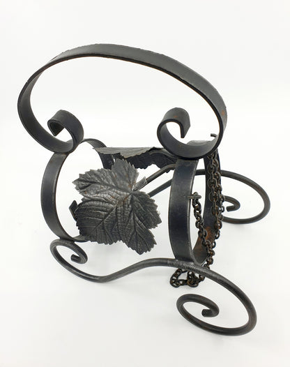 Porte-bouteille en fer forgé