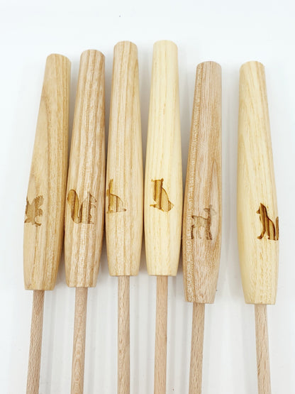 Brochettes à fondue en bois (6 pièces)