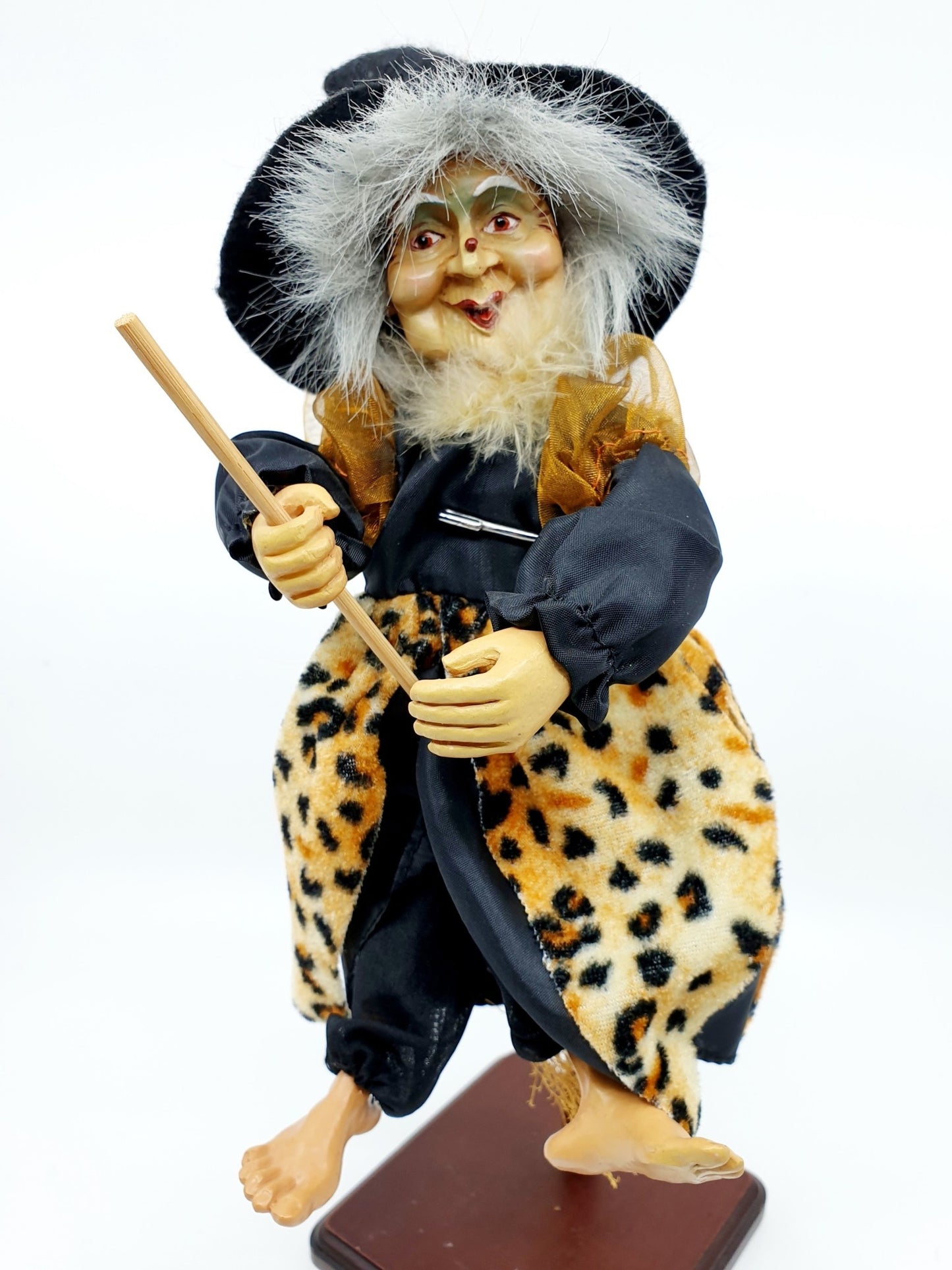 Sorcière sur son balai à suspendre