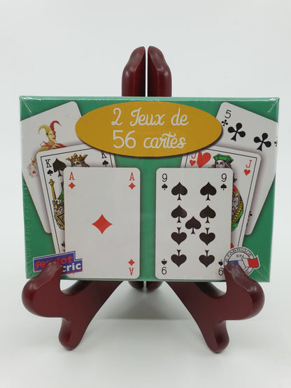 2 jeux de 56 cartes
