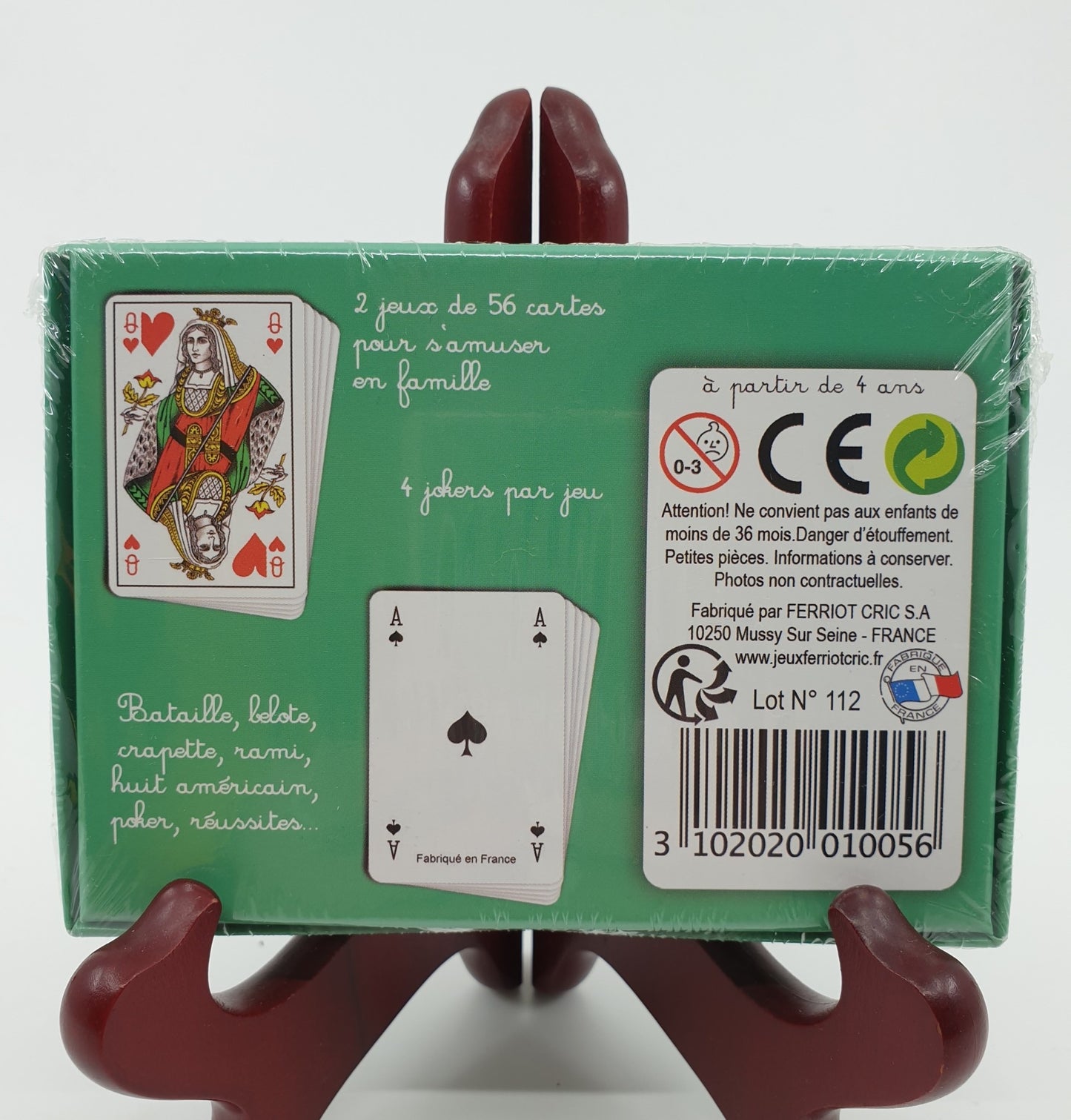 2 jeux de 56 cartes