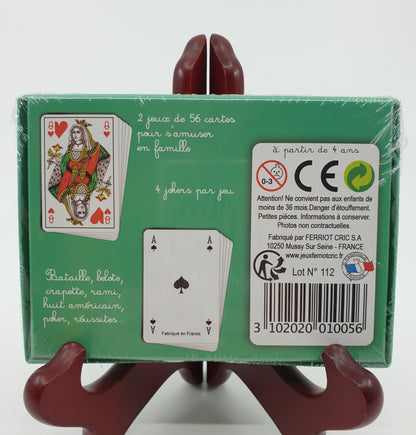 2 jeux de 56 cartes