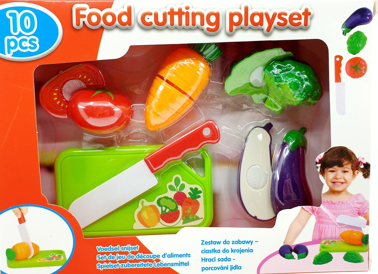 Jeu découpe d'aliments