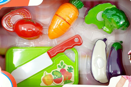 Jeu découpe d'aliments