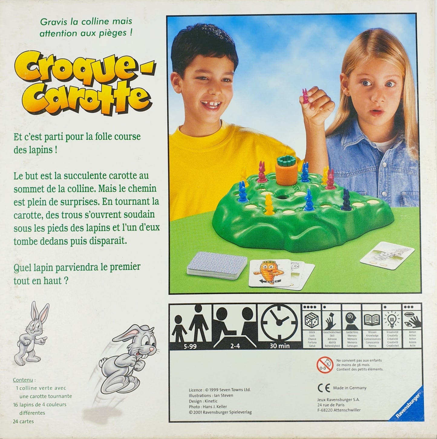 Croque-carotte, gravis la colline mais attention aux pièges !