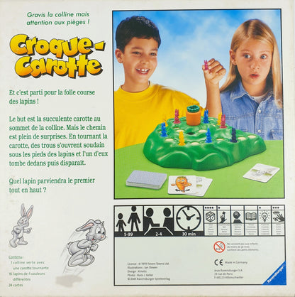 Croque-carotte, gravis la colline mais attention aux pièges !