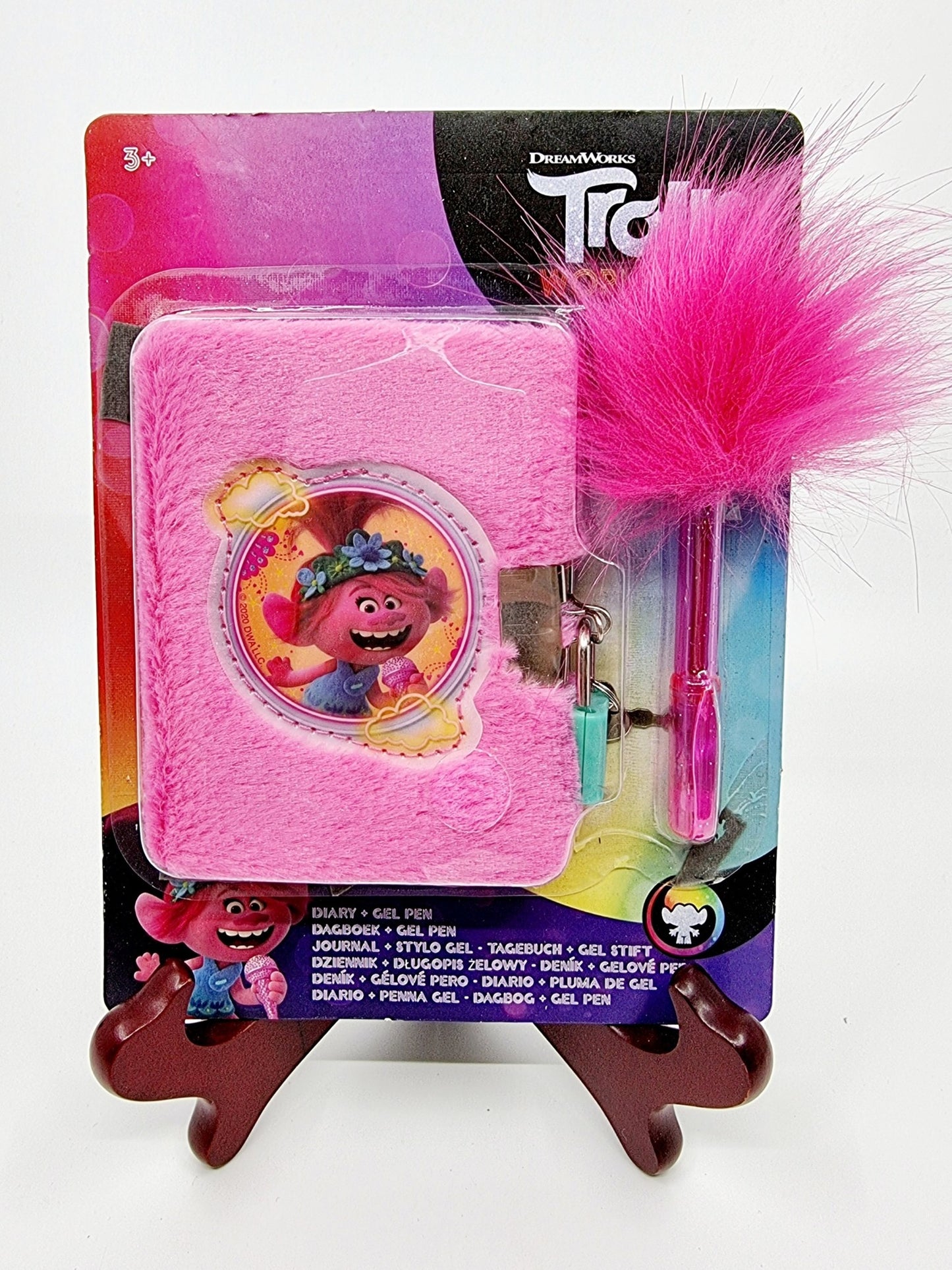 Carnet de secret avec stylo gel - Trolls 2