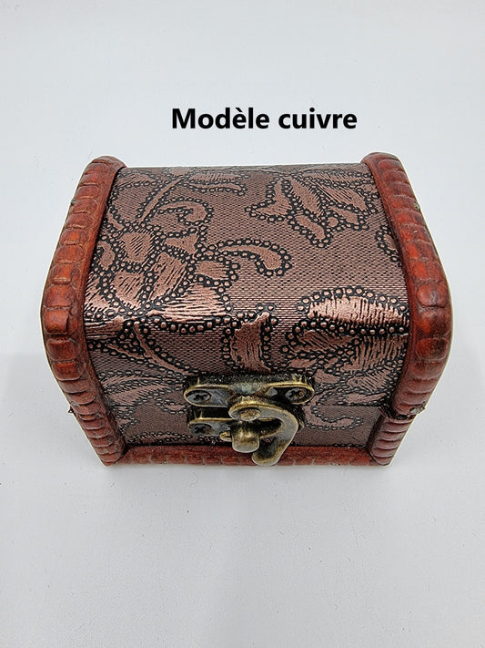 Petit coffre en bois - Cuivre