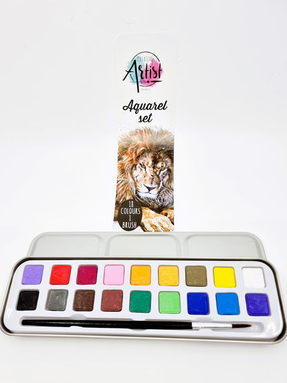 Boîte de peinture aquarelle